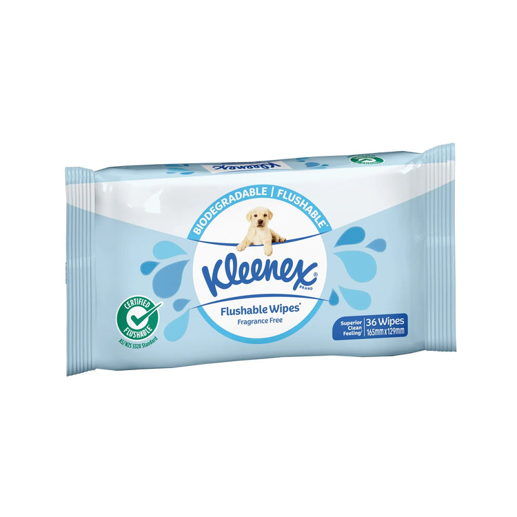 Kleenex Flushable Wipes 36 Pack