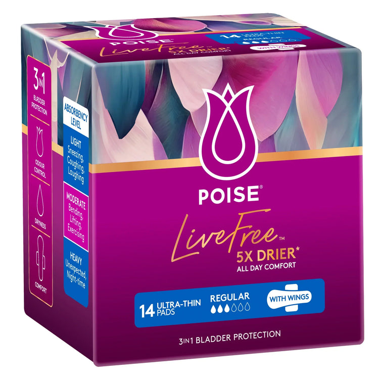 Poise 14 Ultrathins regular with wings