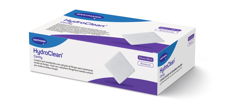 HydroClean Cavity Wound Dressing 7.5cmx7.5cm 10 Pack
